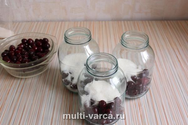 Компот із черешні на зиму