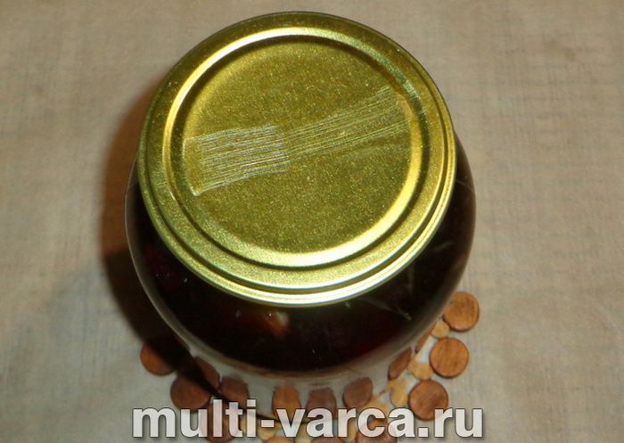 Компот із шовковиці з апельсином на зиму