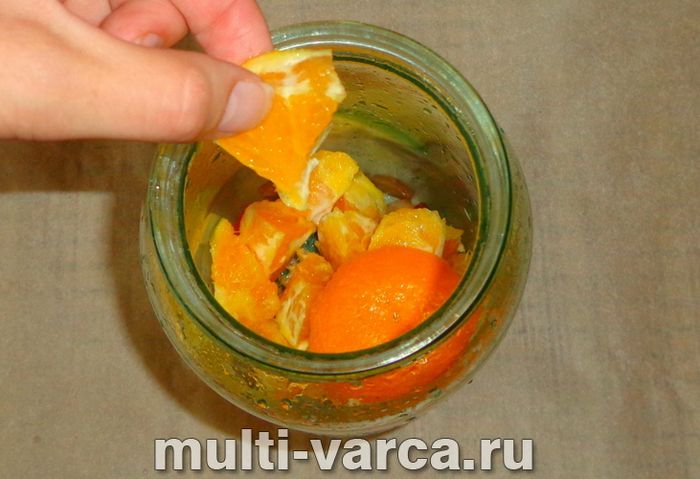 Компот з апельсинів на зиму
