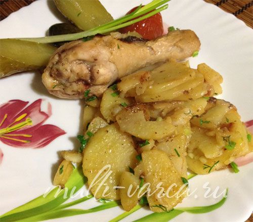 Курка з картоплею по-селянськи
