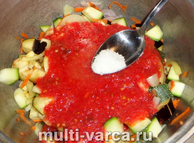 Лечо з кабачків і баклажанів на зиму