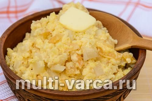 Молочна пшоняна каша з ріпою