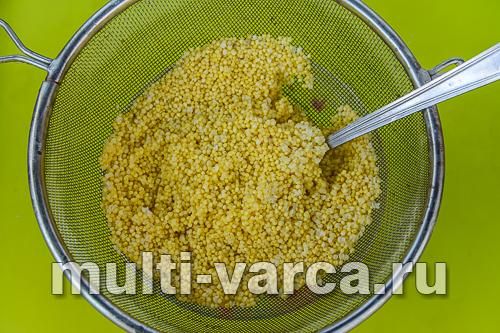Молочна пшоняна каша з ріпою