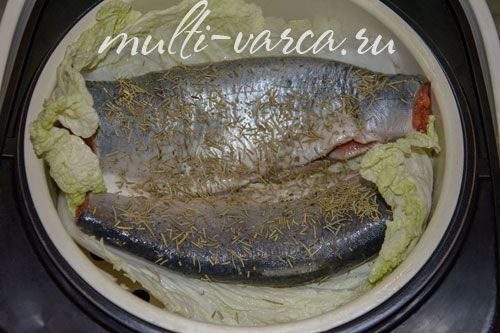 Паровий голець із розмарином і чаєм