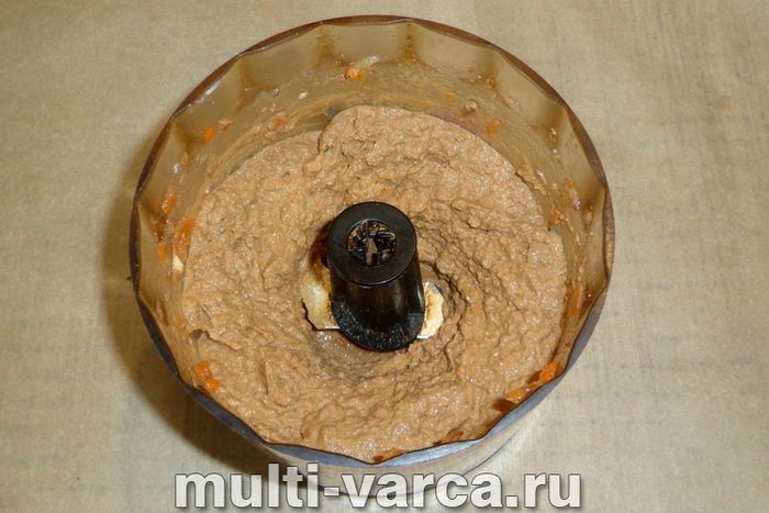 Паштет із печінки індички в мультиварці