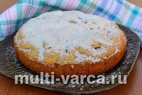 Пиріг із борошна, що самопіднімається, з яблуками
