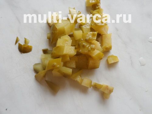 Пісний грибний розсольник у мультиварці