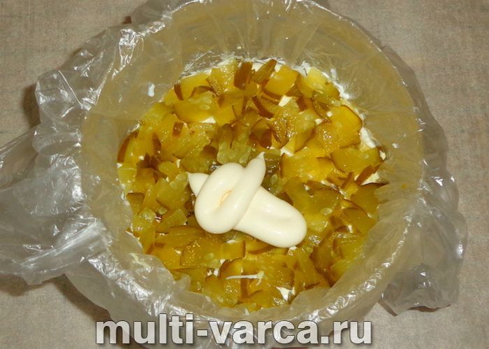 Салат із серцем і цибулею