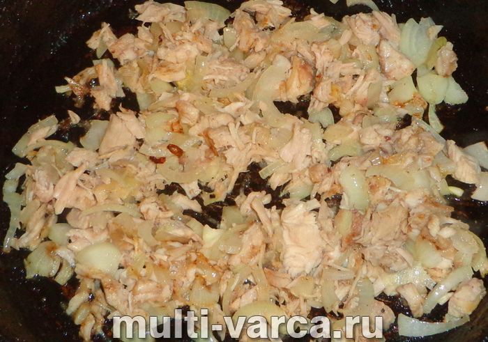 Салат з індичкою та сиром