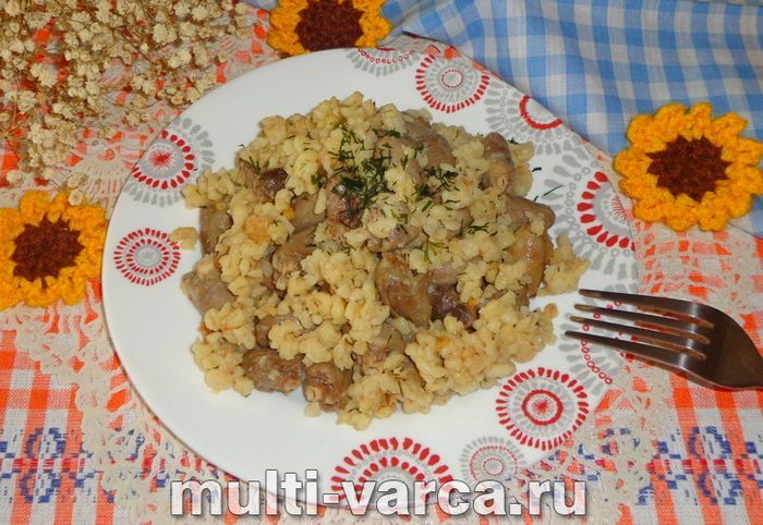 Сердечка з булгуром у мультиварці