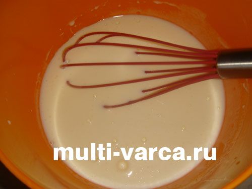 Швидка піца на кефірі в мультиварці