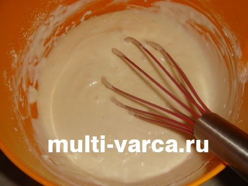 Швидка піца на кефірі в мультиварці
