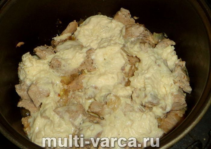 Сирна індичка в мультиварці