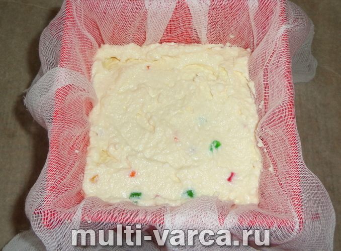 Сирна паска з цукатами