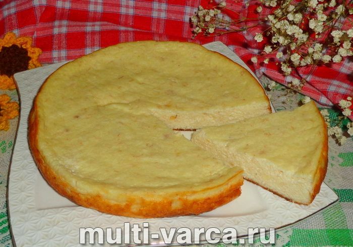 Сирна запіканка з бананами в мультиварці