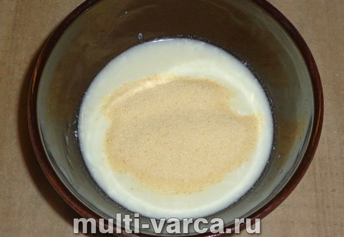 Сирна запіканка з бананами в мультиварці