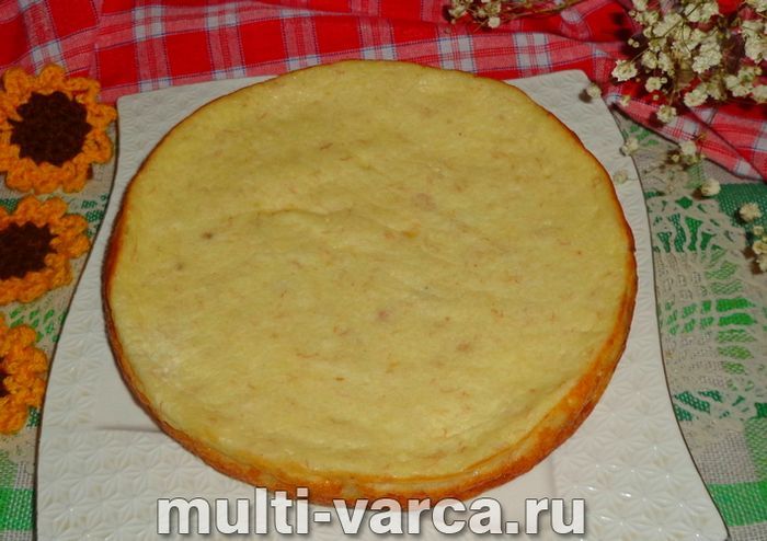 Сирна запіканка з бананами в мультиварці