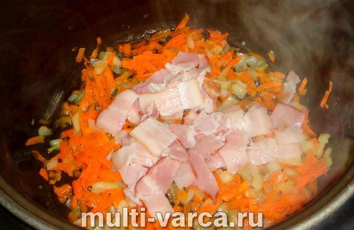 Суп із беконом у мультиварці