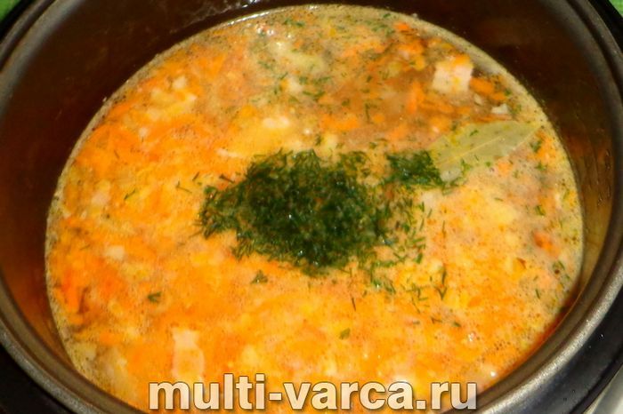 Суп із беконом у мультиварці