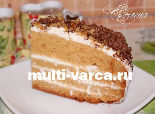 Торт сметанник у мультиварці