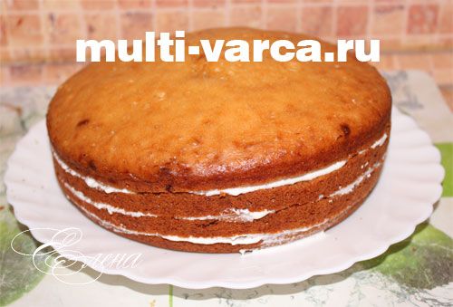 Торт сметанник у мультиварці