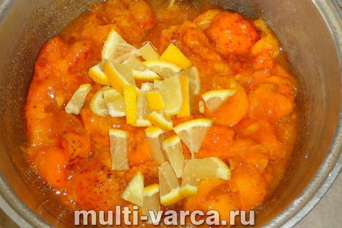 Варення з абрикосів із лимоном