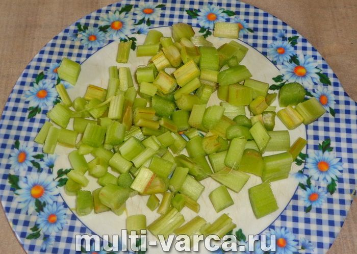 Варення з ревеню в мультиварці