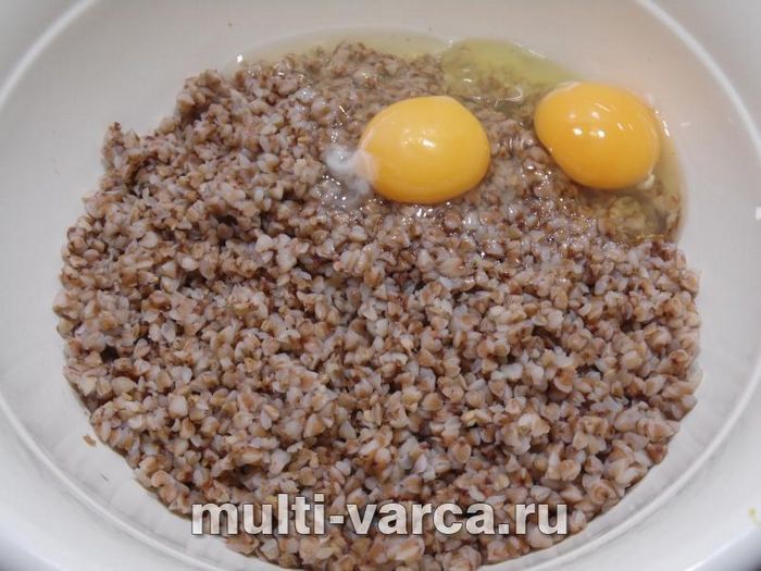 Відкрита запіканка з гречки з куркою