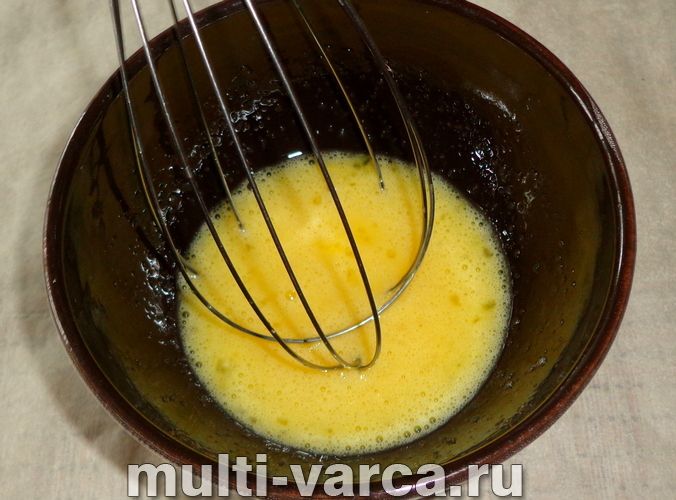 Запіканка з пшоняної каші в мультиварці