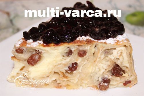 Баниця з сиром у мультиварці