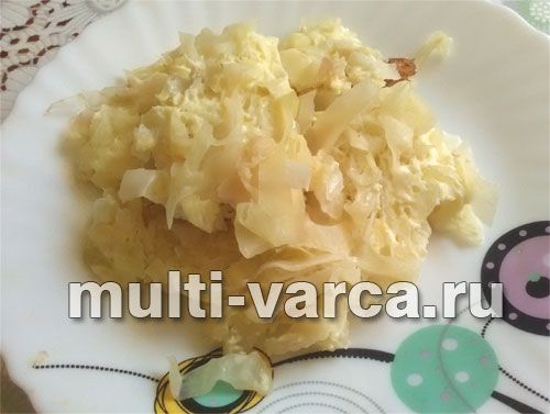 Білокачанна капуста під соусом «Бешамель»