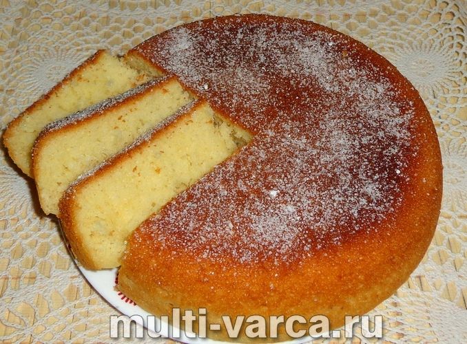 Бісквіт на кефірі в мультиварці