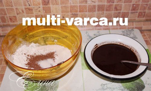 Брауні на пару в мультиварці