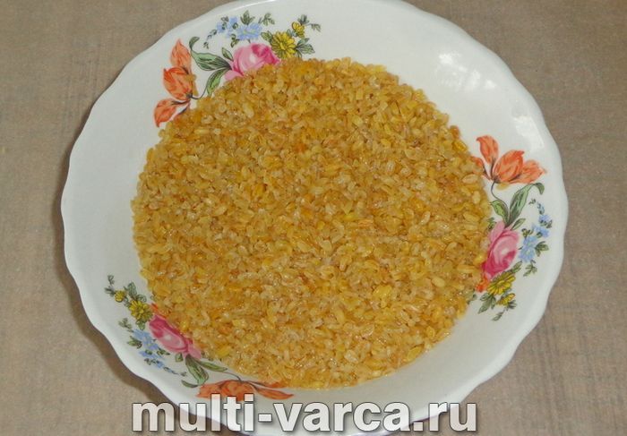 Булгур із тушонкою в мультиварці