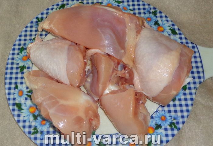 Чахохбілі з картоплею в мультиварці
