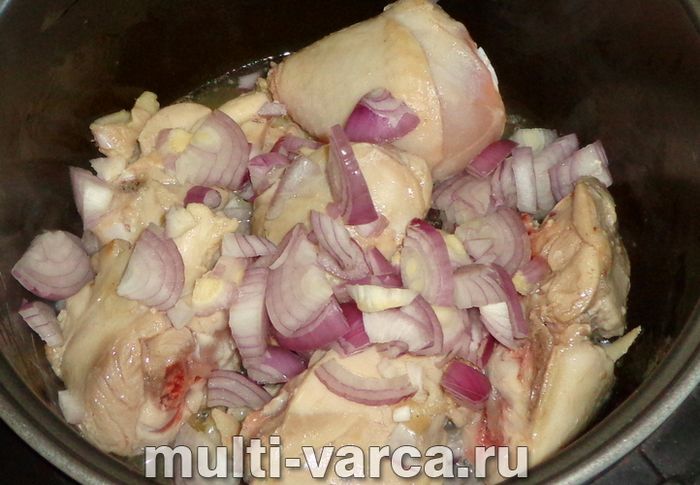 Чахохбілі з картоплею в мультиварці