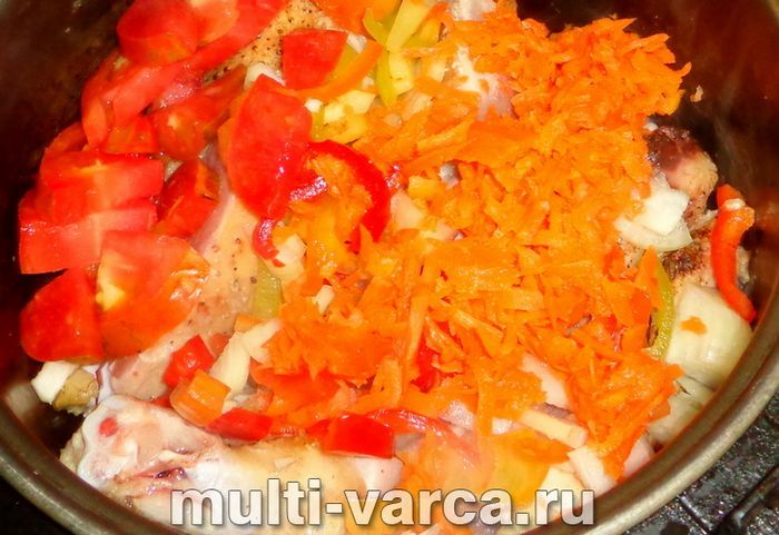 Чахохбілі з курки в мультиварці по-грузинськи