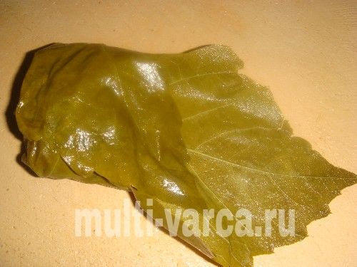 Долма у виноградному листі в мультиварці