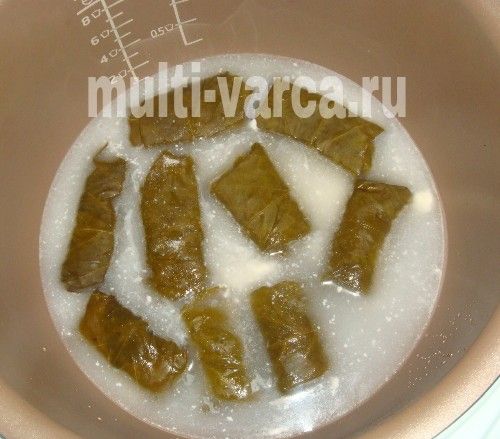 Долма у виноградному листі в мультиварці
