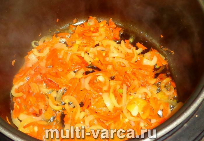 Індичка з баклажанами в мультиварці