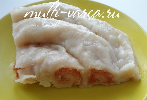 Картопляний паровий рулет у мультиварці