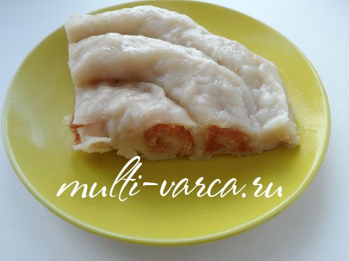 Картопляний паровий рулет у мультиварці