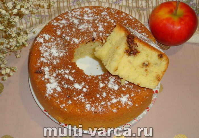 Кекс із шоколадом у мультиварці