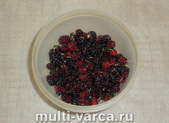 Компот із шовковиці на зиму