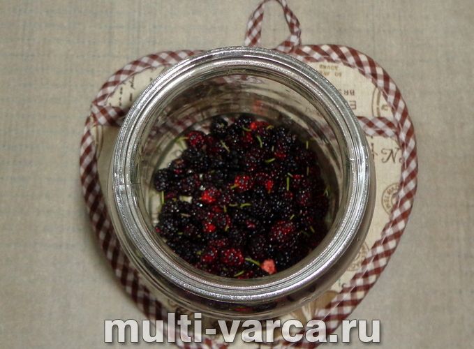 Компот із шовковиці на зиму