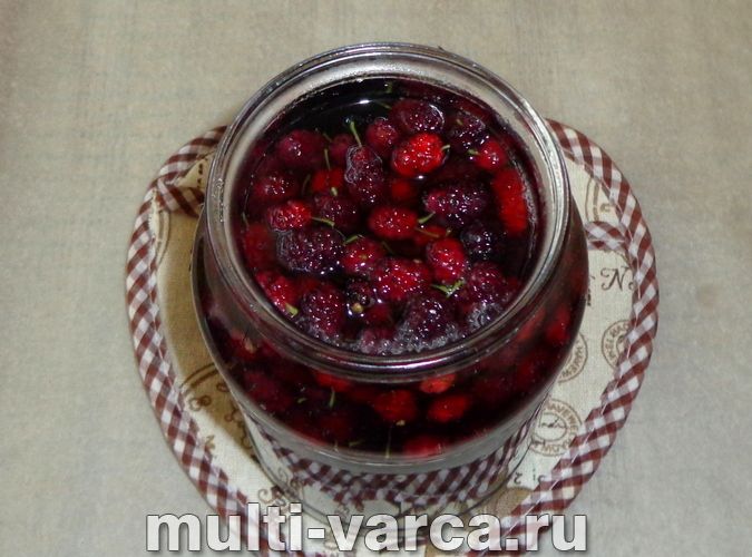 Компот із шовковиці на зиму