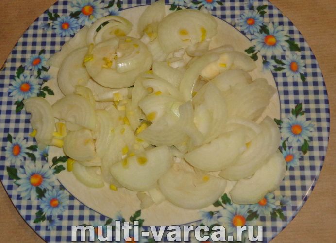 Кролик із цибулею