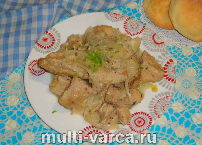 Кролик із цибулею
