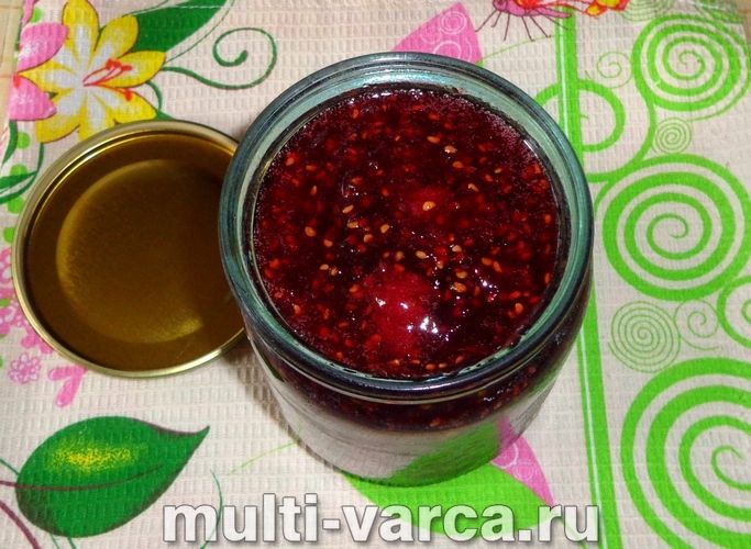 Малинове варення з яблуками на зиму