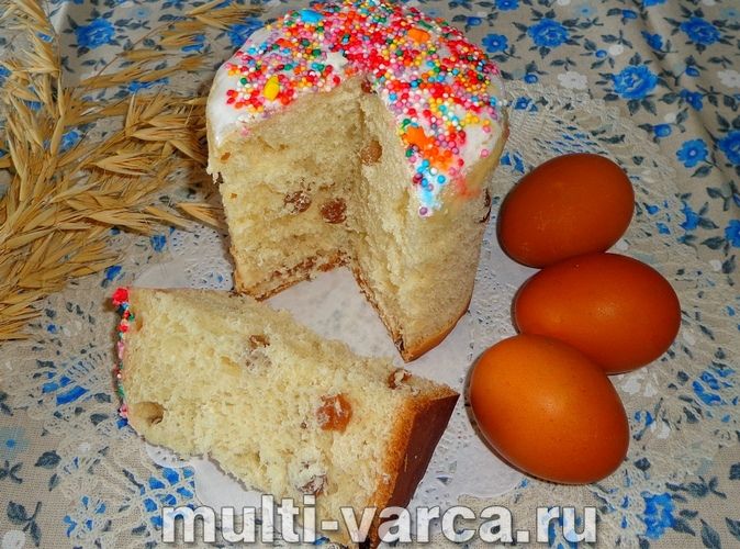 Паска на вершках у мультиварці